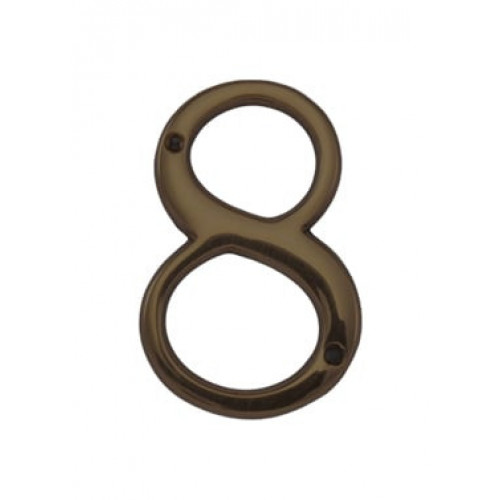 MPK - DOMOVÁ ČÍSLICA "8"- 80 mm Bronz matný
