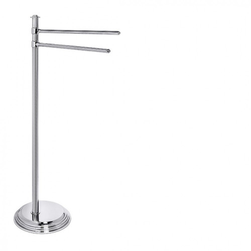 CB - HERMITAGE B3338 - Stojan na uteráky dvojitý Chróm lesklý