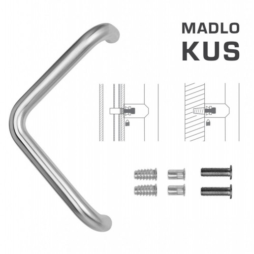 FT - MADLO kód K14T Ø 32 mm SP ks Nerez matná