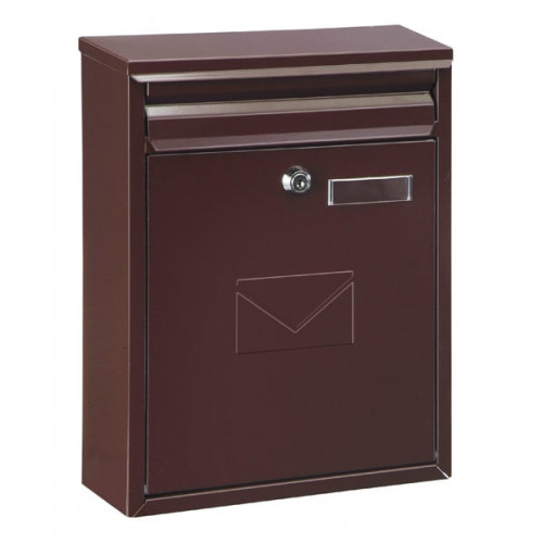 RR - POŠTOVÁ SCHRÁNKA COMO - T04564 Hnedá matná