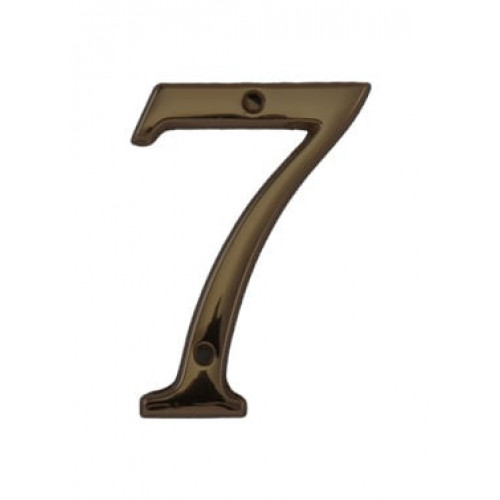 MPK - DOMOVÁ ČÍSLICA "7"- 80 mm Bronz matný