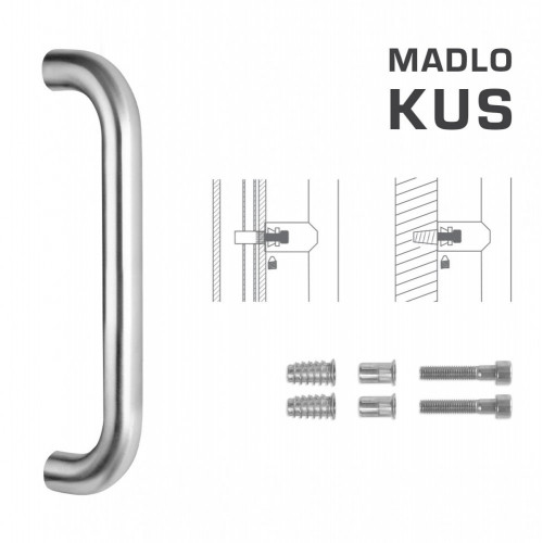 FT - MADLO kód K01 Ø 30 mm SP ks Nerez matná