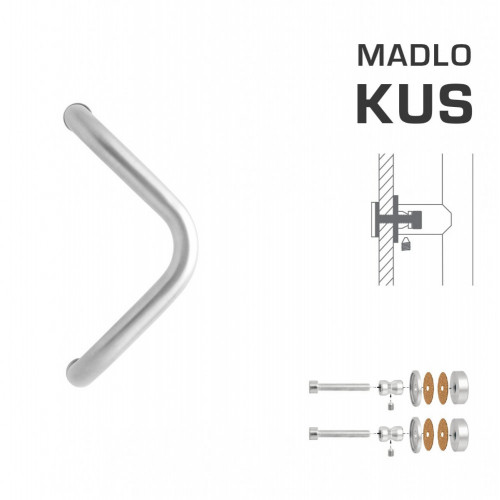 WA - MADLO M6 WA/C-S-SKLO ks Nerez matná