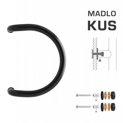 WA - MADLO M1 WA/C-S-SKLO ks Čierna matná