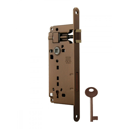 AGB - Zámok na dvere F18 - BB Bronz matný
