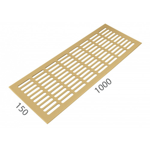 SRL - ALFA vetracia mriežka 150 x 1000 mm Zlatá matná