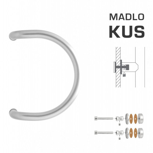 WA - MADLO M1 WA/C-S-SKLO ks Nerez matná