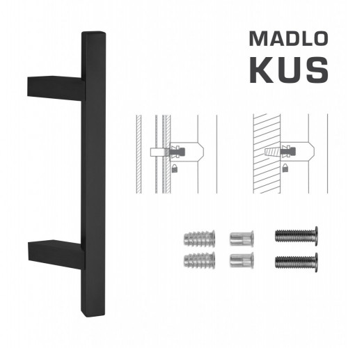 FT - MADLO kód K31Z 25x25 mm SP ks Čierna matná