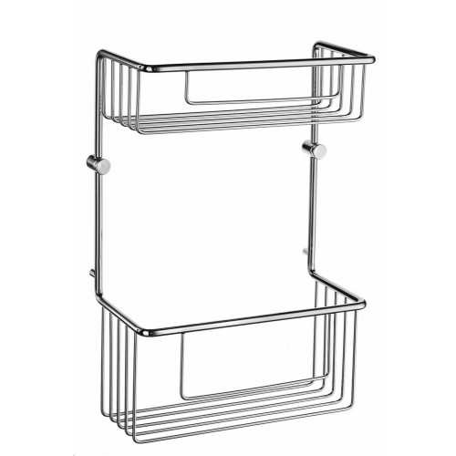 SO - SIDELINE DK1031 - Košík do sprchy dvojitý Chróm lesklý